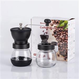 Hand cranked bean grinder