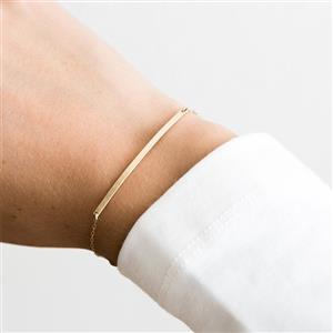 Gold-plated bracelet