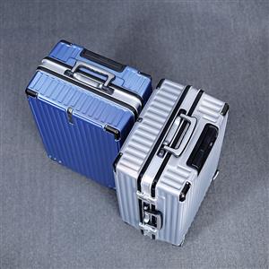 Men's aluminum frame business luggage