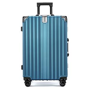 New aluminum frame luggage for men and women's travel, durable USB interface for mounting