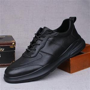 Sports and casual shoes, lightweight and versatile, breathable men's leather shoes