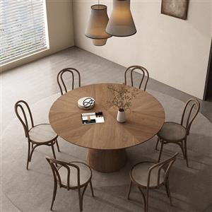 Round Table Walnut Round Table