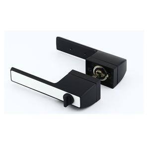 White indoor noise reduction door lock