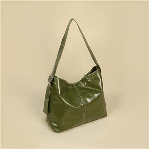 Retro oil wax leather bag