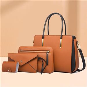 Fashionable color blocking for women's bags