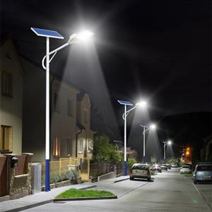 Solar powered outdoor courtyard lights