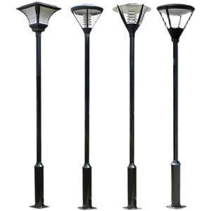 Aluminum landscape lights in residential areas